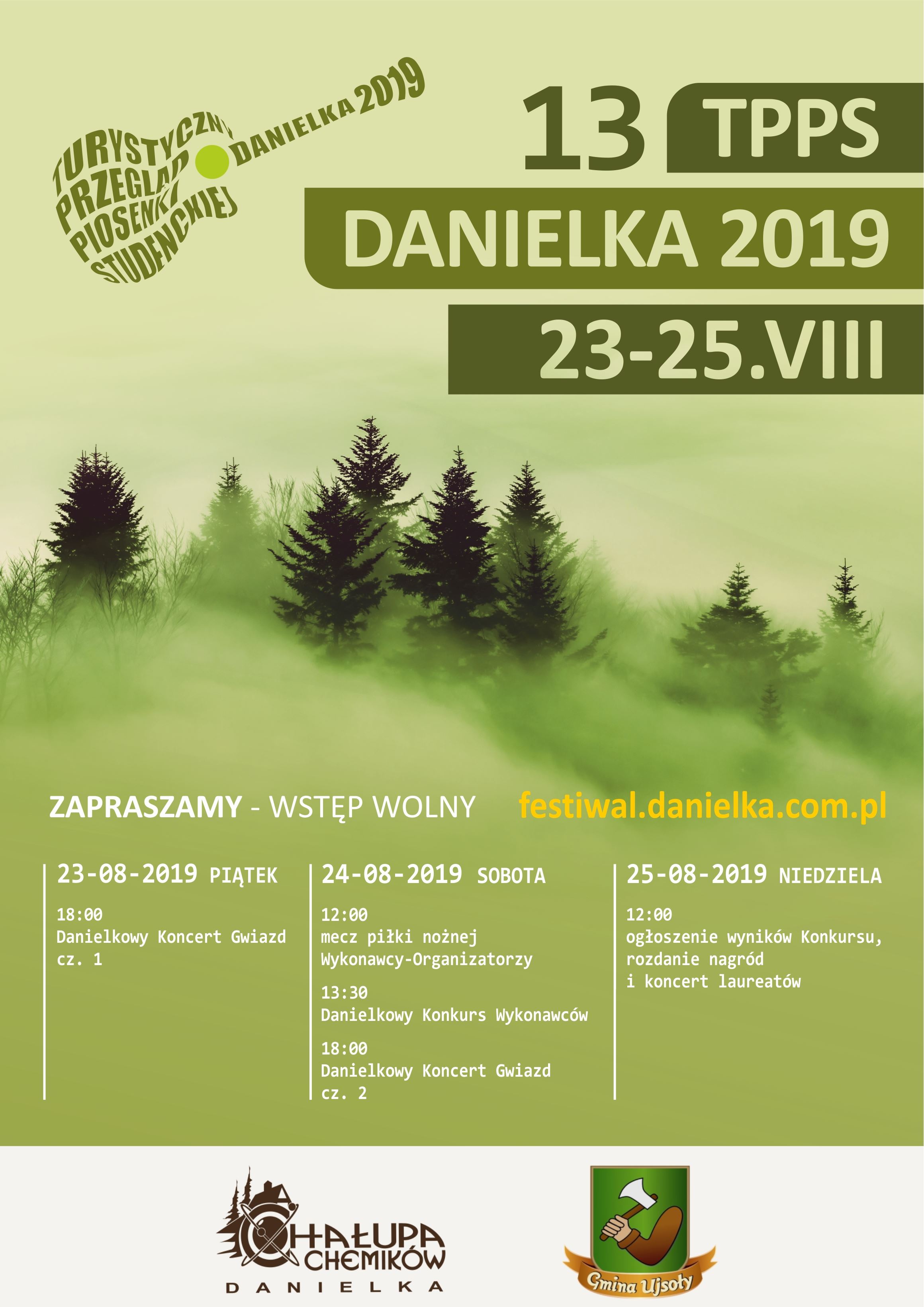 Danielka 2019 – program ramowy